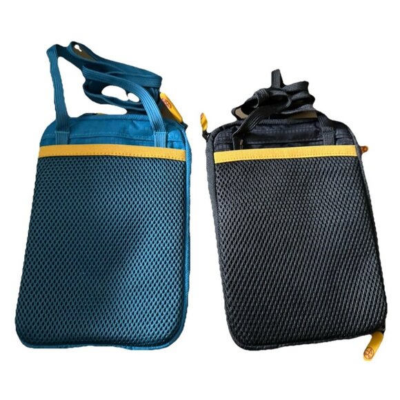 MO4Travel Bundle Two Pouches 6 Pocket Zippers Mesh Lightweight Padded Nw/oT - Picture 2 of 6